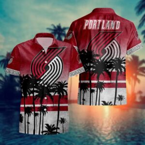 Portland Trail Blazers Hawaiian Shirt