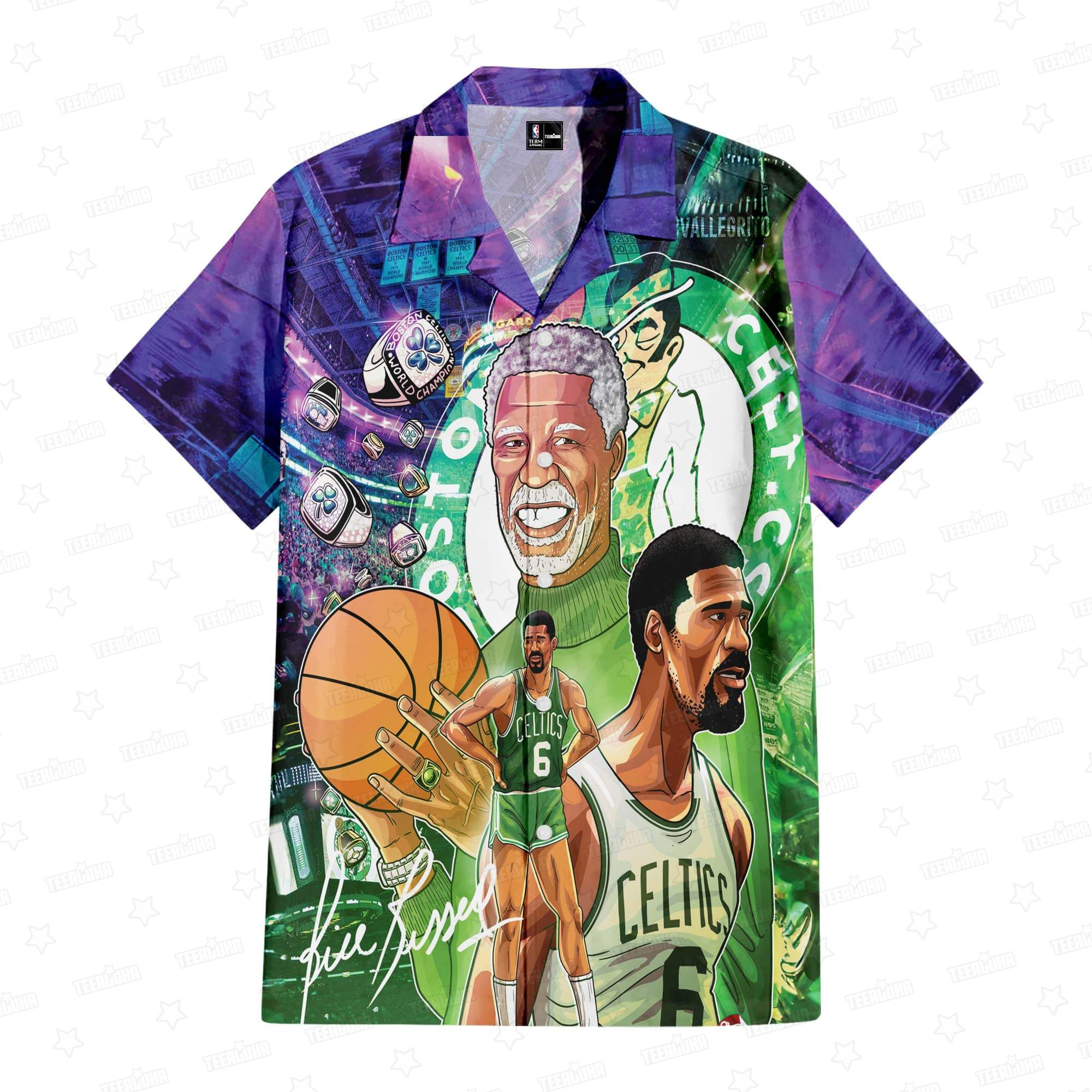 Boston Celtics Hawaiian Shirt