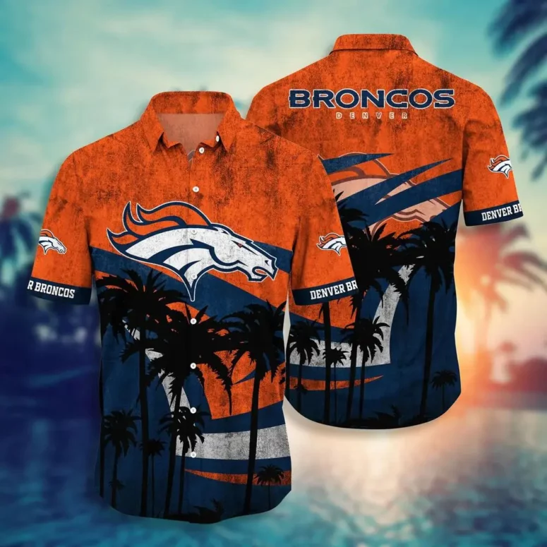 Denver Broncos Hawaiian Shirt