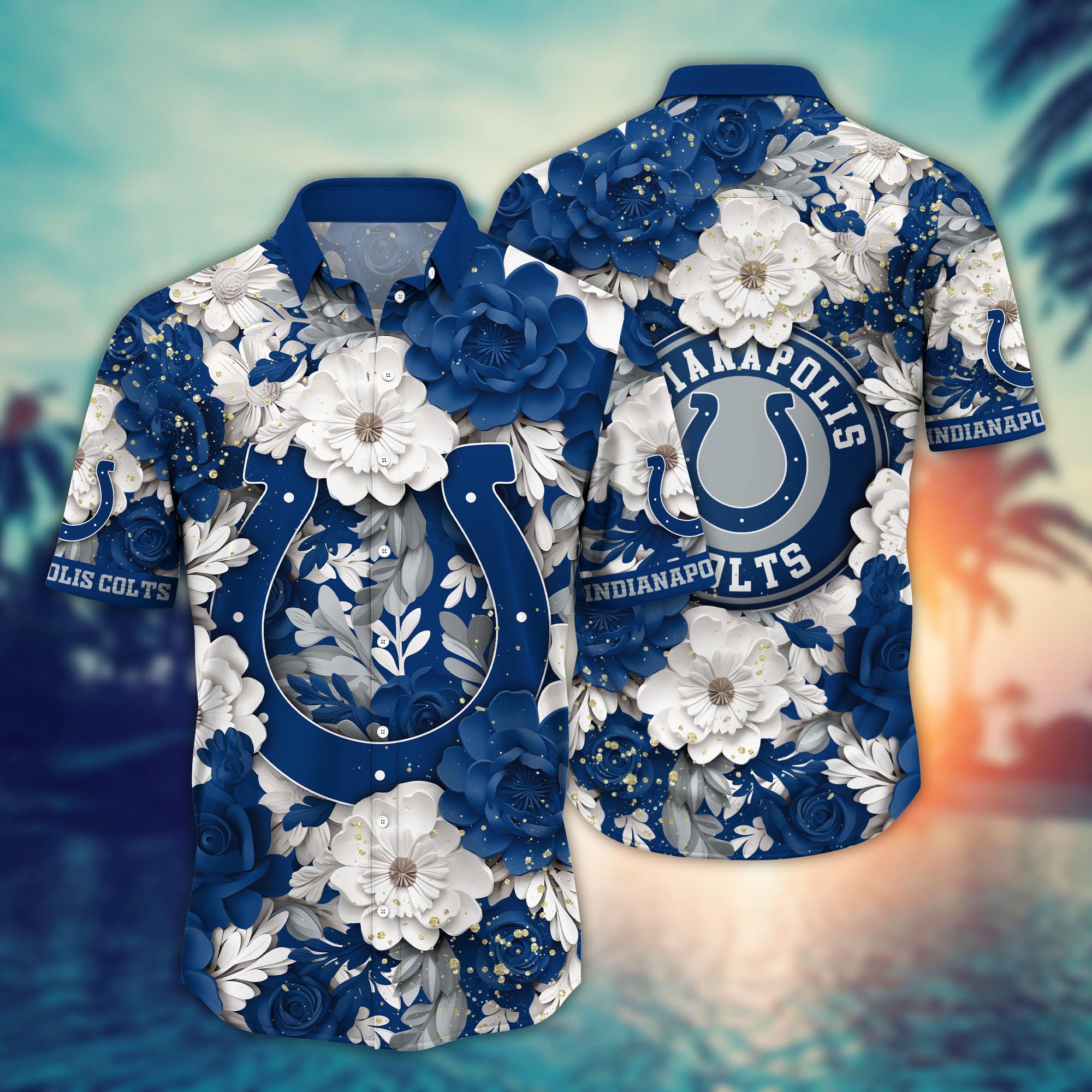 Indianapolis Colts Hawaiian Shirt