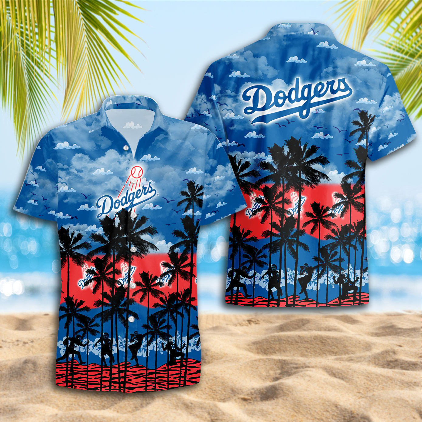 Los Angeles Dodgers Hawaiian Shirt