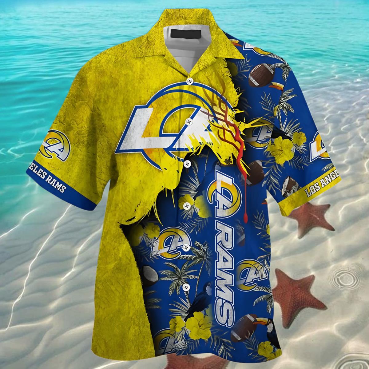 Los Angeles Rams Hawaiian Shirt