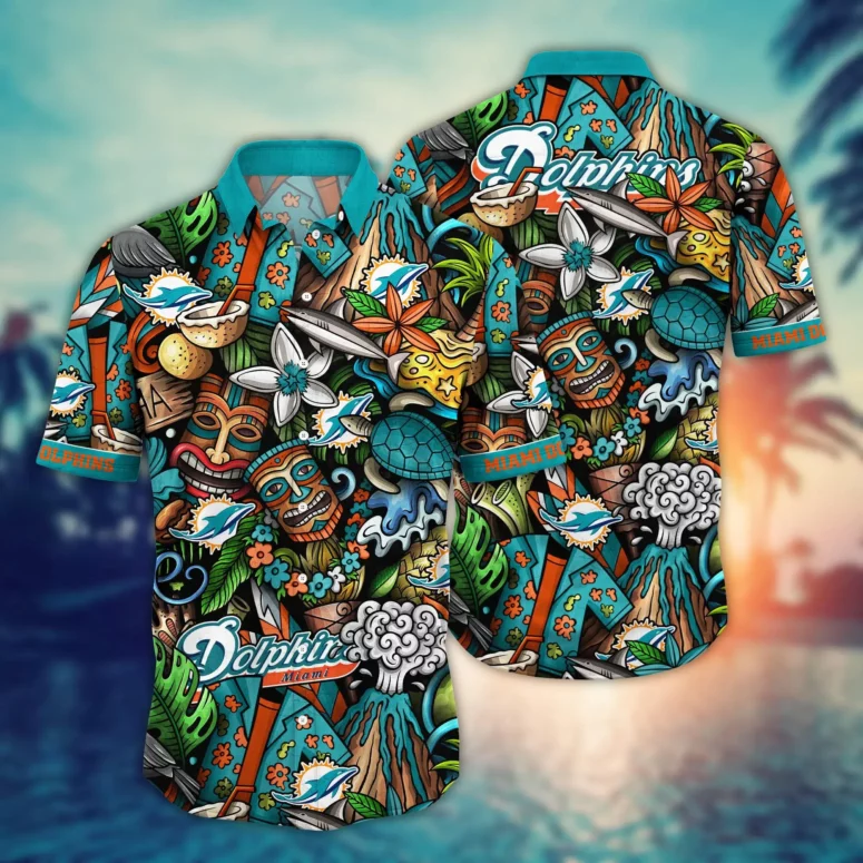 Miami Dolphins Hawaiian Shirt