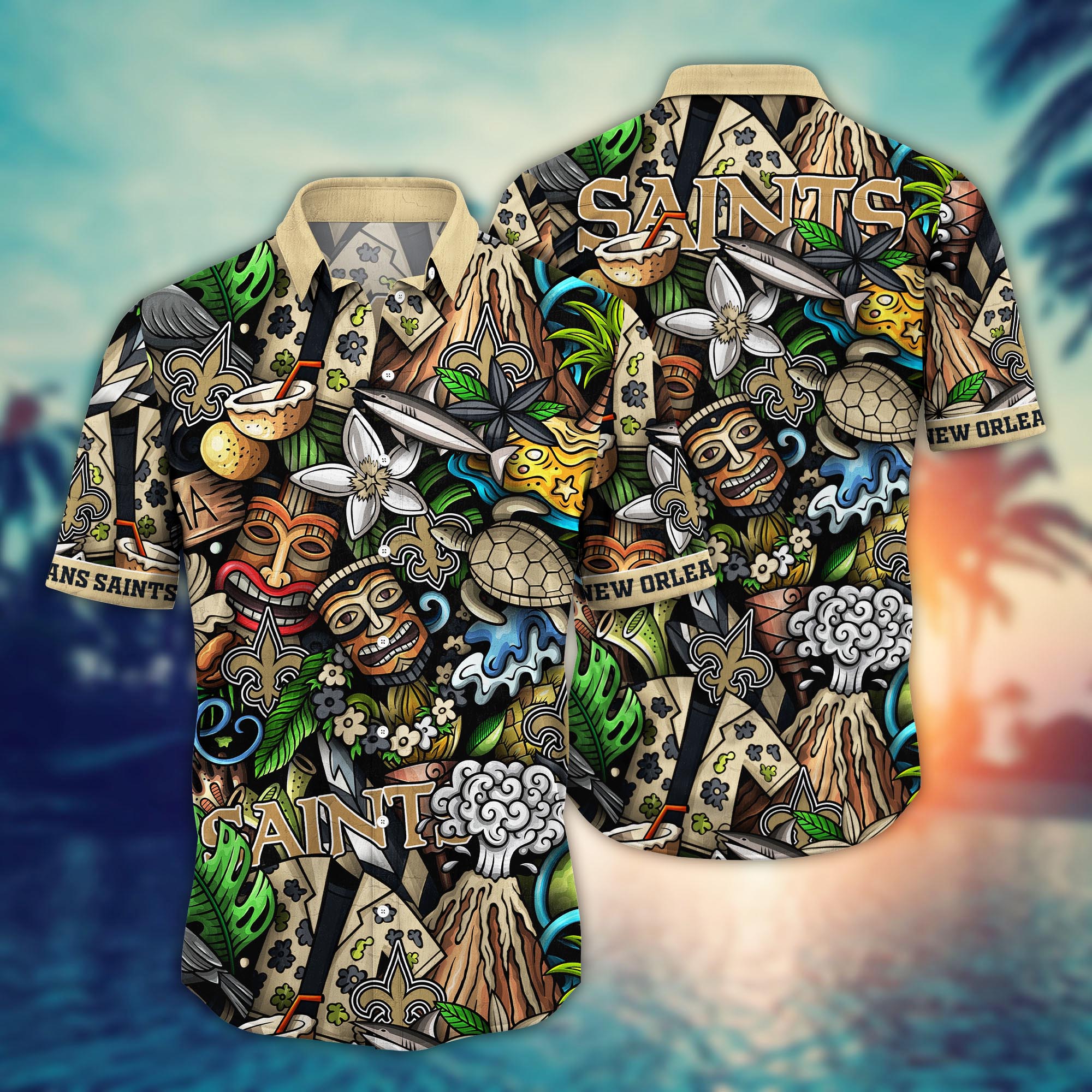 New Orleans Saints Hawaiian Shirt