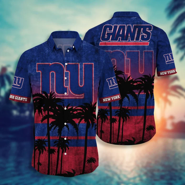 New York Giants Hawaiian Shirt