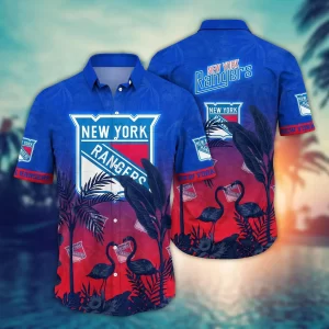 New York Rangers Hawaiian Shirt